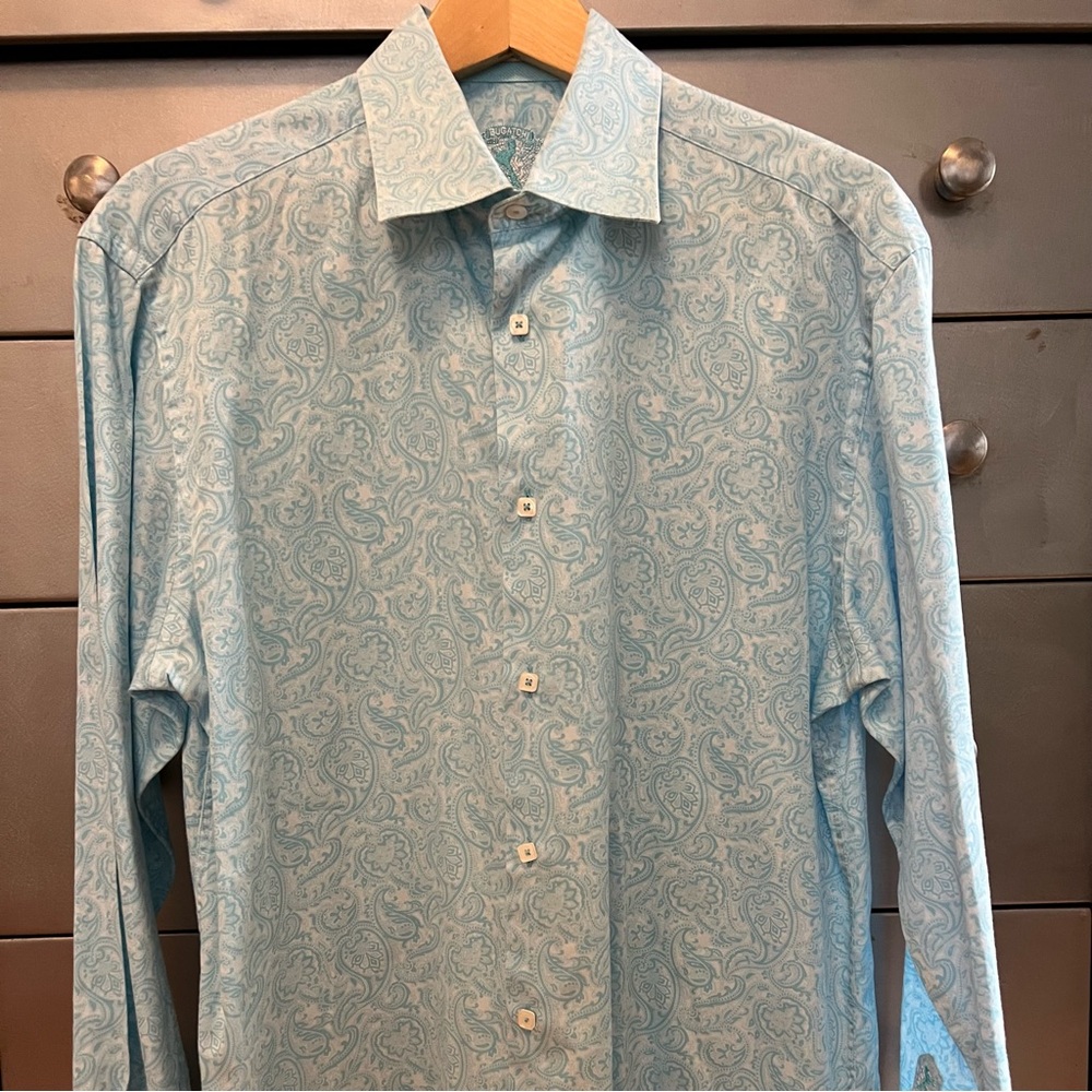 Men's Bugatchi Floral Western Shirt